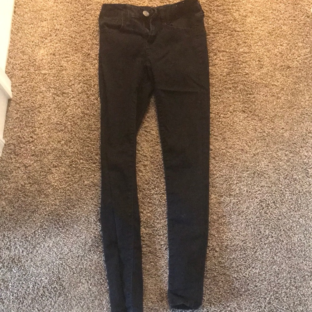 Black jeggings